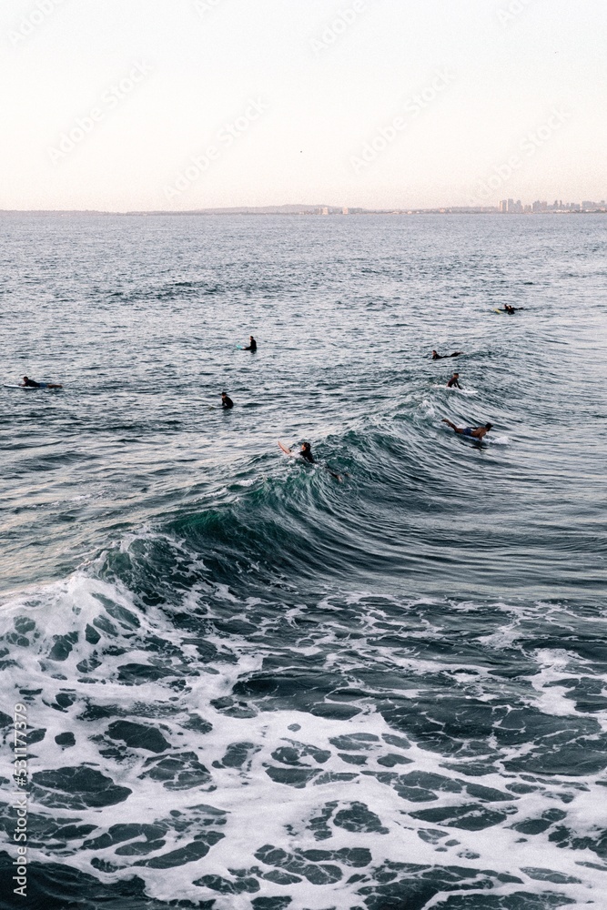 Fototapeta premium Surfing Imperial Beach California