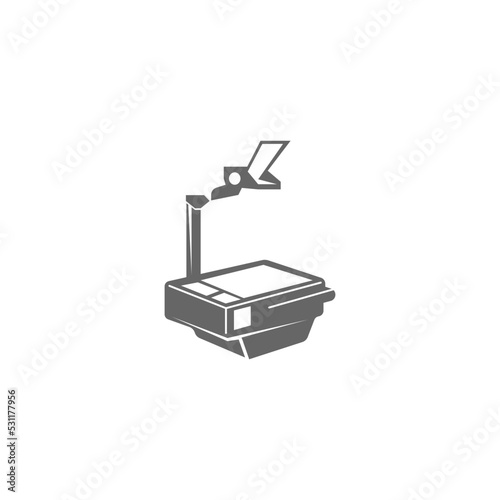 Overhead projector icon design photo