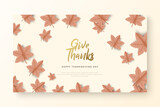 Thanksgiving Day promo sale flyers on the white backgrounds. Baked turkey,