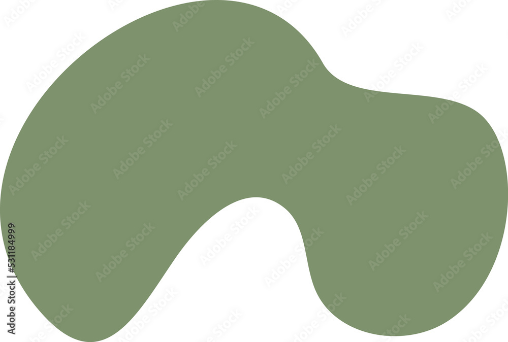 Abstract organic frame spot shape Abstract organic frame spot shape