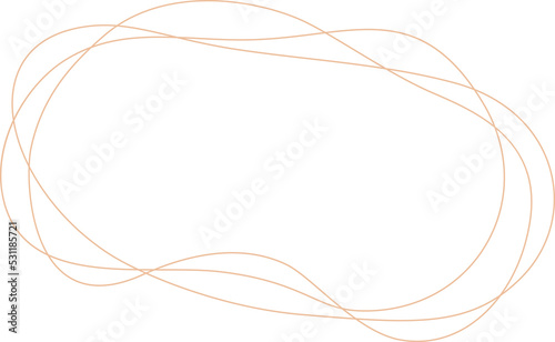 Abstract concentric frame