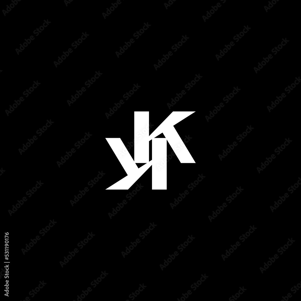 Initial based clean and minimal letter. K Monogram Logo Template. Elegant luxury alphabet vector design Initial based clean and minimal letter. K Monogram Logo Template. Elegant luxury alphabet vector design