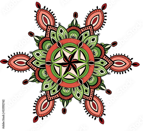 black lines that have been colored with various pastel colors that are made regularly with different patterns