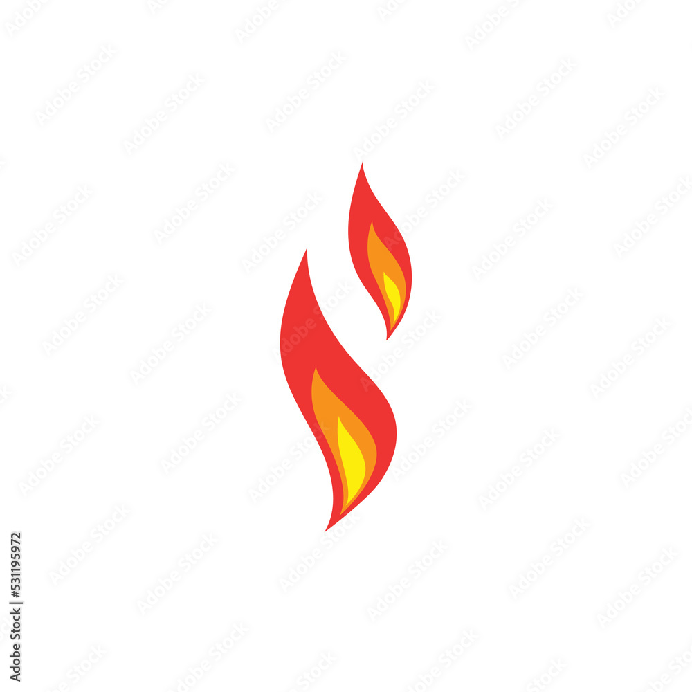 Fire icon symbol illustration Fire icon symbol illustration