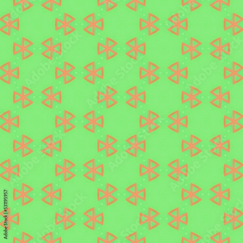 floral pattern with green background 