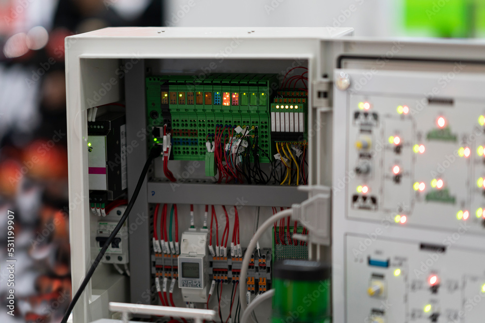 high technology Industrial Machine control by PLC programing logical