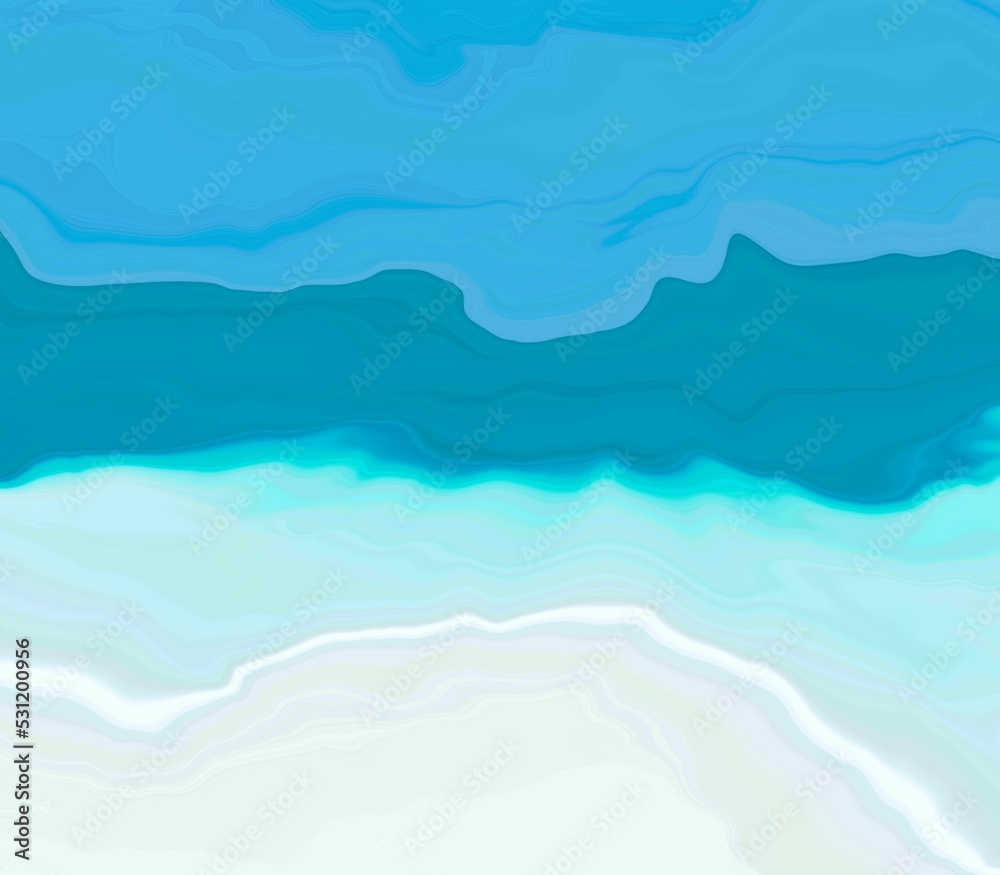 Abstract blue sea background and wallpaper art.
