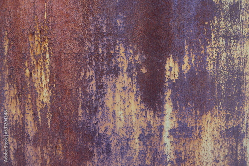 a rusted sheet as a background