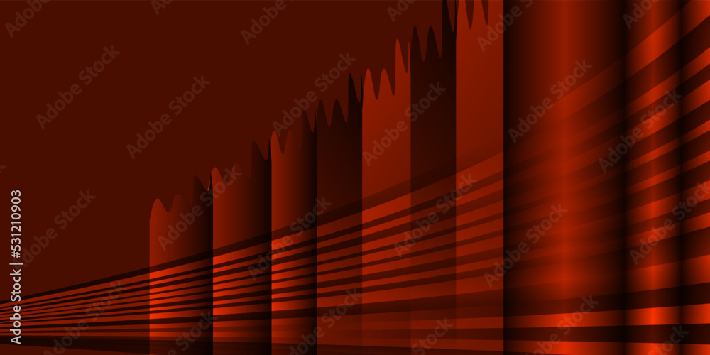 Fototapeta premium Abstract dark red background with light