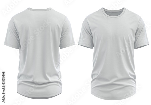 Vászonkép T-Shirt Short Sleeve Longline Curved Hem for Men's