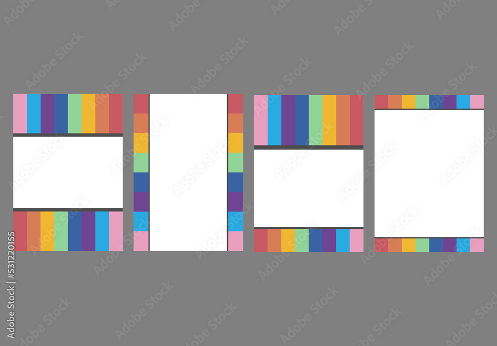 banner four styles for pride