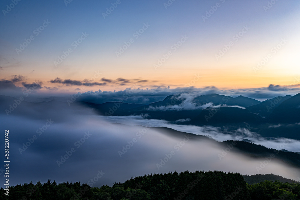 奈良-【曽爾（そに）高原の雲海】