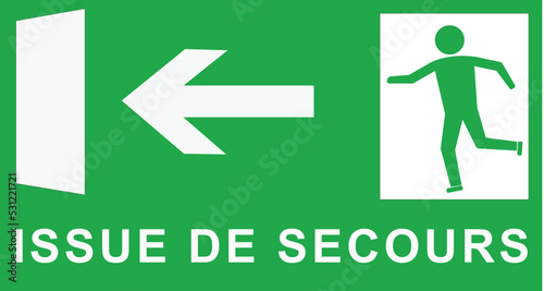 Panneau issue de secours