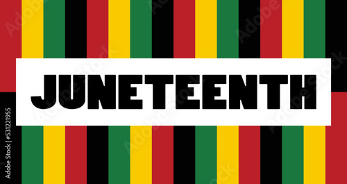 template banner and background in juneteenth; 