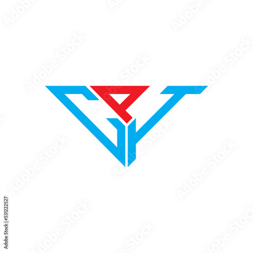 CRI letter logo creative design with vector graphic, CRI simple and modern logo in triangle shape.