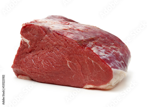 Fresh beef cut isolated on white background 