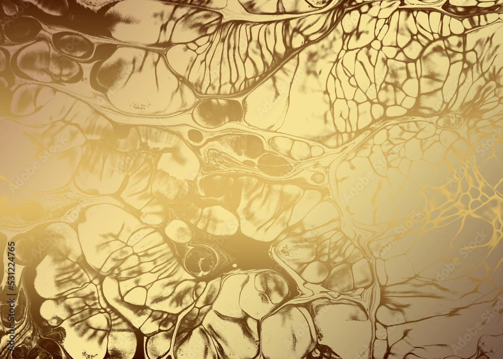 Golden Abstract decorative paper texture background for artwork - Illustration