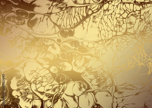 Obraz na płótnie Golden Abstract decorative paper texture background for artwork - Illustration w salonie