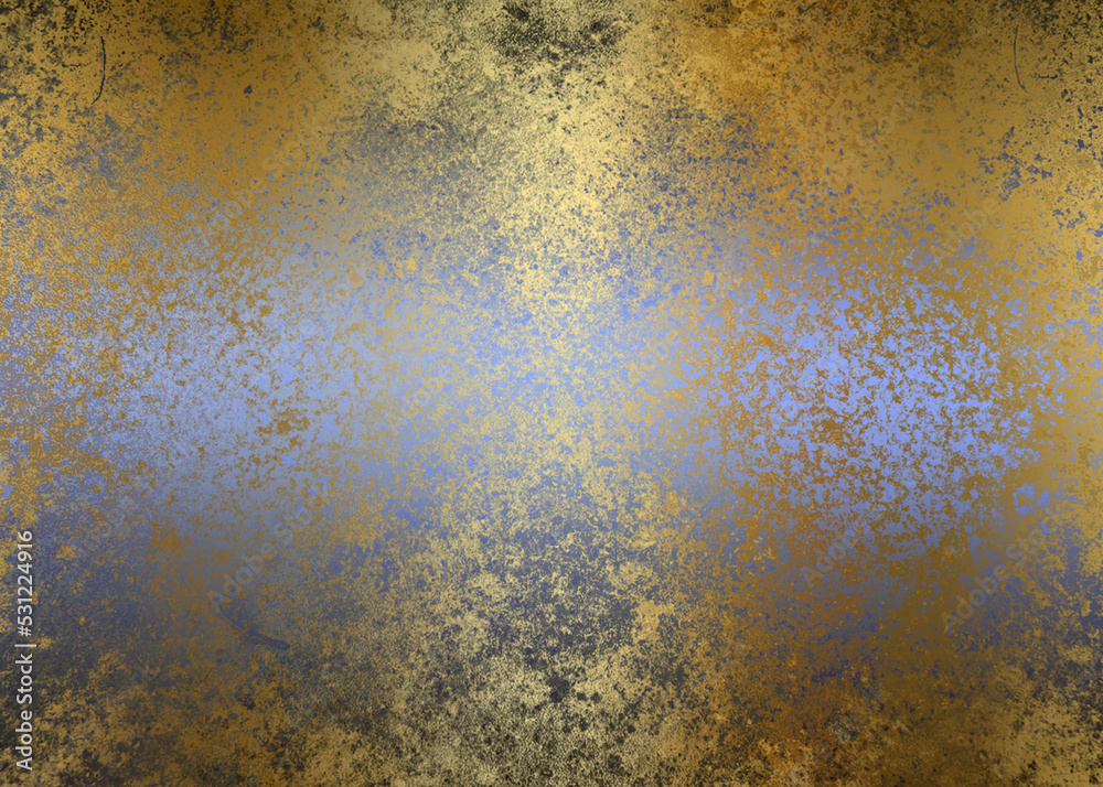 Golden Abstract decorative paper texture background for artwork - Illustration