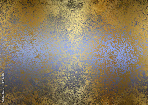 Obraz na płótnie Golden Abstract decorative paper texture background for artwork - Illustration w salonie