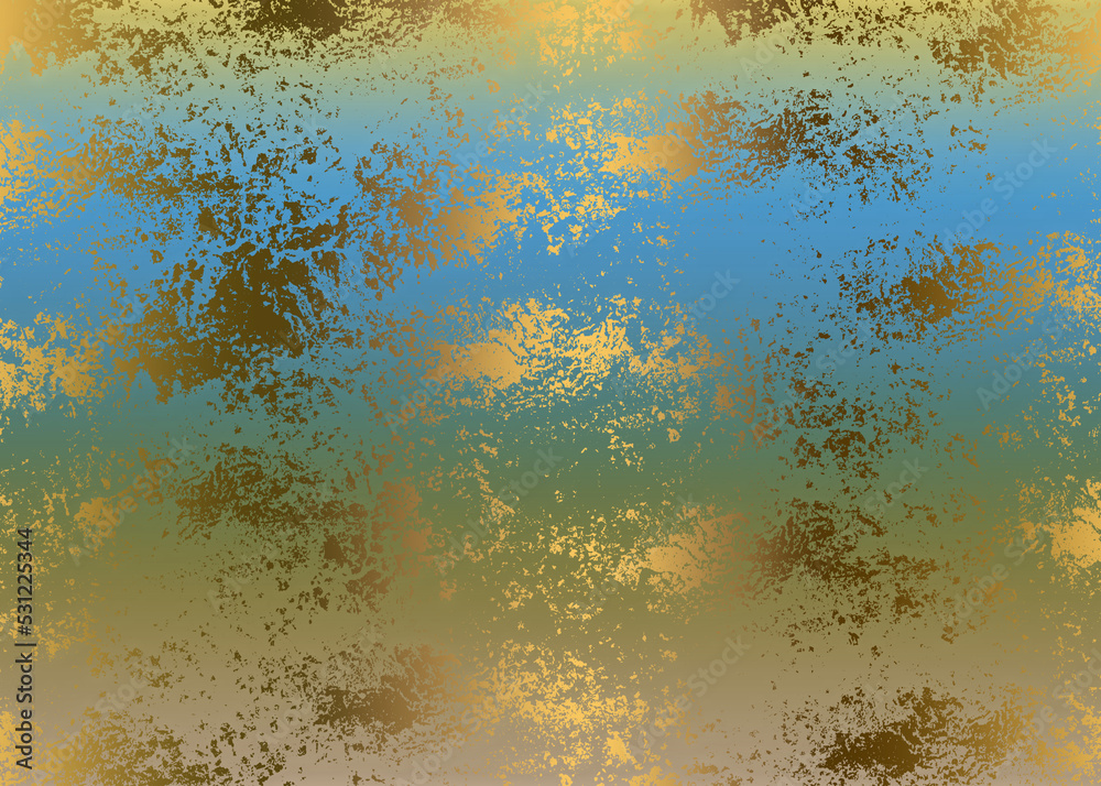 Golden Abstract decorative paper texture background for artwork - Illustration
