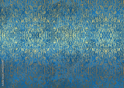 Obraz na płótnie Golden Abstract decorative paper texture background for artwork - Illustration w salonie
