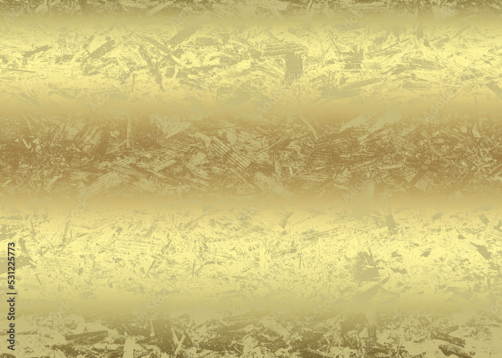 Golden Abstract decorative paper texture background for artwork - Illustration