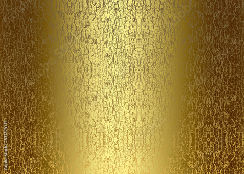 Obraz na płótnie Golden Abstract decorative paper texture background for artwork - Illustration w salonie