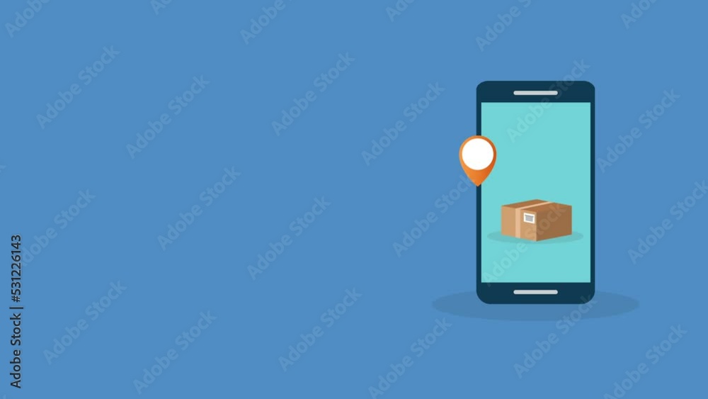Delivery Process Notification on Mobile Phone. Express Delivery, Home Delivery, Contactless and Order Curbside Pickup.
Delivery Process Notification on Mobile Phone. Express Delivery, Home Delivery, Contactless and Order Curbside Pickup.