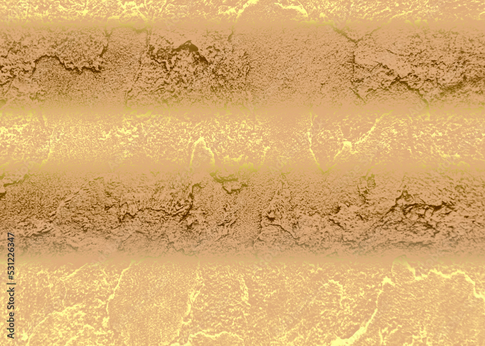 Golden Abstract decorative paper texture background for artwork - Illustration