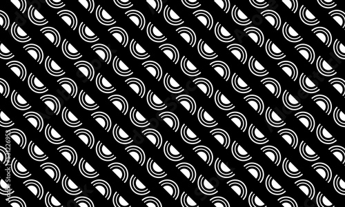 Half Circle Motifs Pattern. Motifs Pattern for Ornate or for Decoration for Interior, Exterior, Carpet, Textile, Garment, Cloth, Silk, Tile, Plastic, Paper, Wrapping, Wallpaper, Ect. Vector 