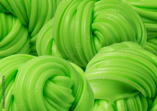 Vivid green texture slime background
