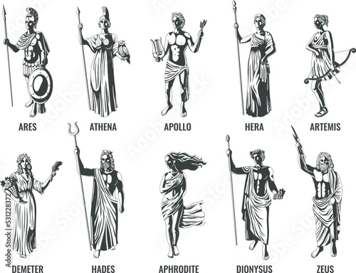Greek Gods Set photo