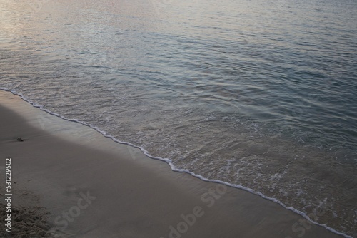 waves on the beach