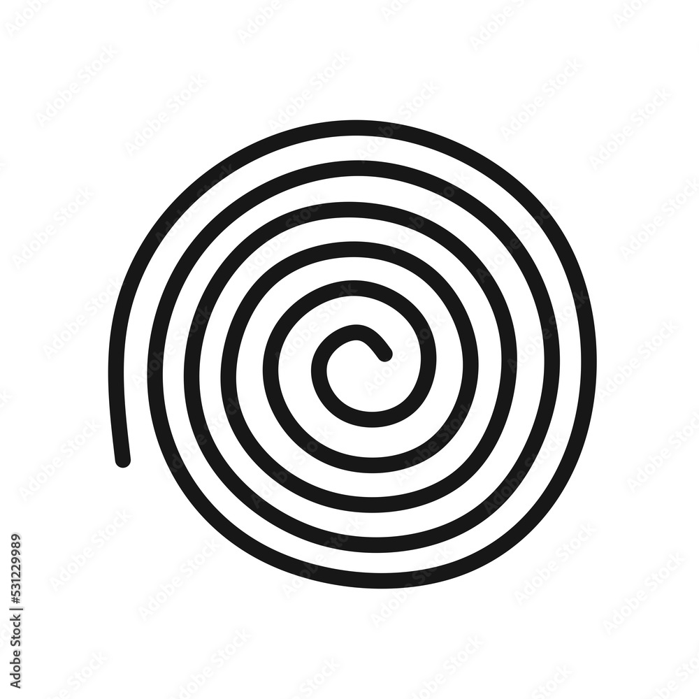 spiral icon.vector round spiral helix with simple design spiral icon.vector round spiral helix with simple design