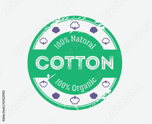 100 percent natural cotton fabric label for clothes