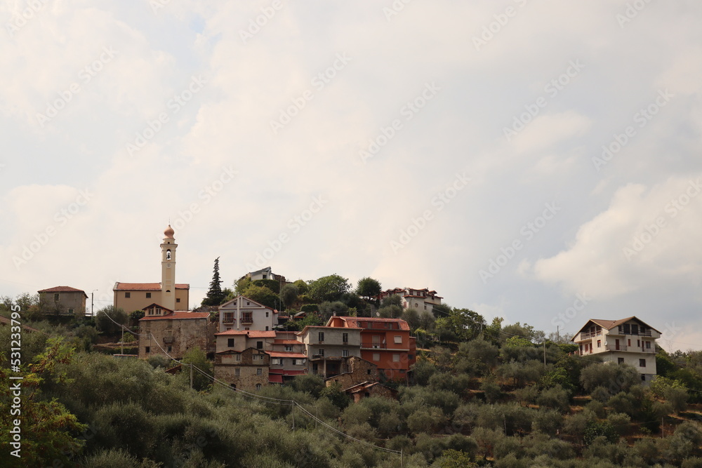Siglioli, a small village on a mountain