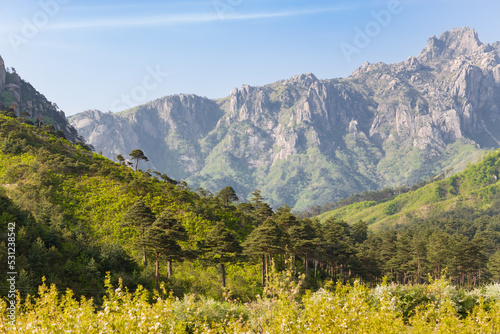 Ridge of the Diamond Mountains, Kumgangsan Tourist Region, Democratic Peoples's Republic of Korea (DPRK), North Korea