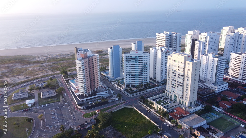 Fototapeta premium Predios Ponta d'Areia Praia do Espigão de São Luis do Maranhão