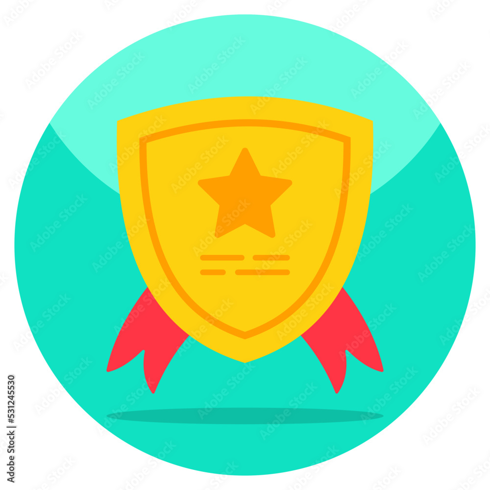 Vector design of shield badge Vector design of shield badge