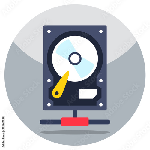 Vector design of hard disc