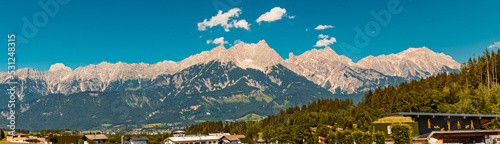 Beautiful alpine summer view near Saalfelden am Steinernen Meer, Salzburg, Austria