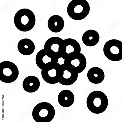 black chain round wreaths for use as a decorative element  for logo or emblem. These pattern brush you can find in my portfolio