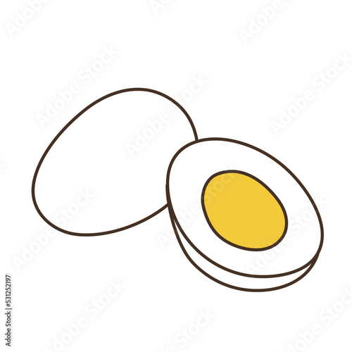 野菜のイラスト　農産物　食べ物　食材　食品　たまご