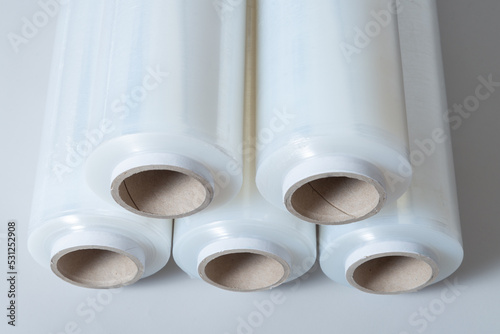 Set of Pallet Stretch Wrapping Film Roll For Box Packaging, Package