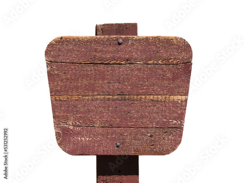 Blank wooden wilderness sig...