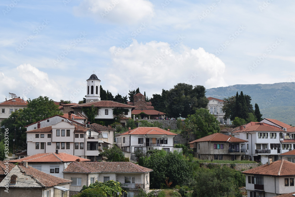 Obraz premium view of the city of Ohrid in Northern Macedonia