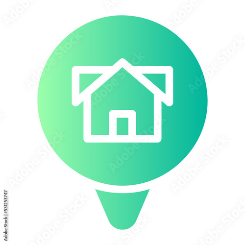 address gradient icon