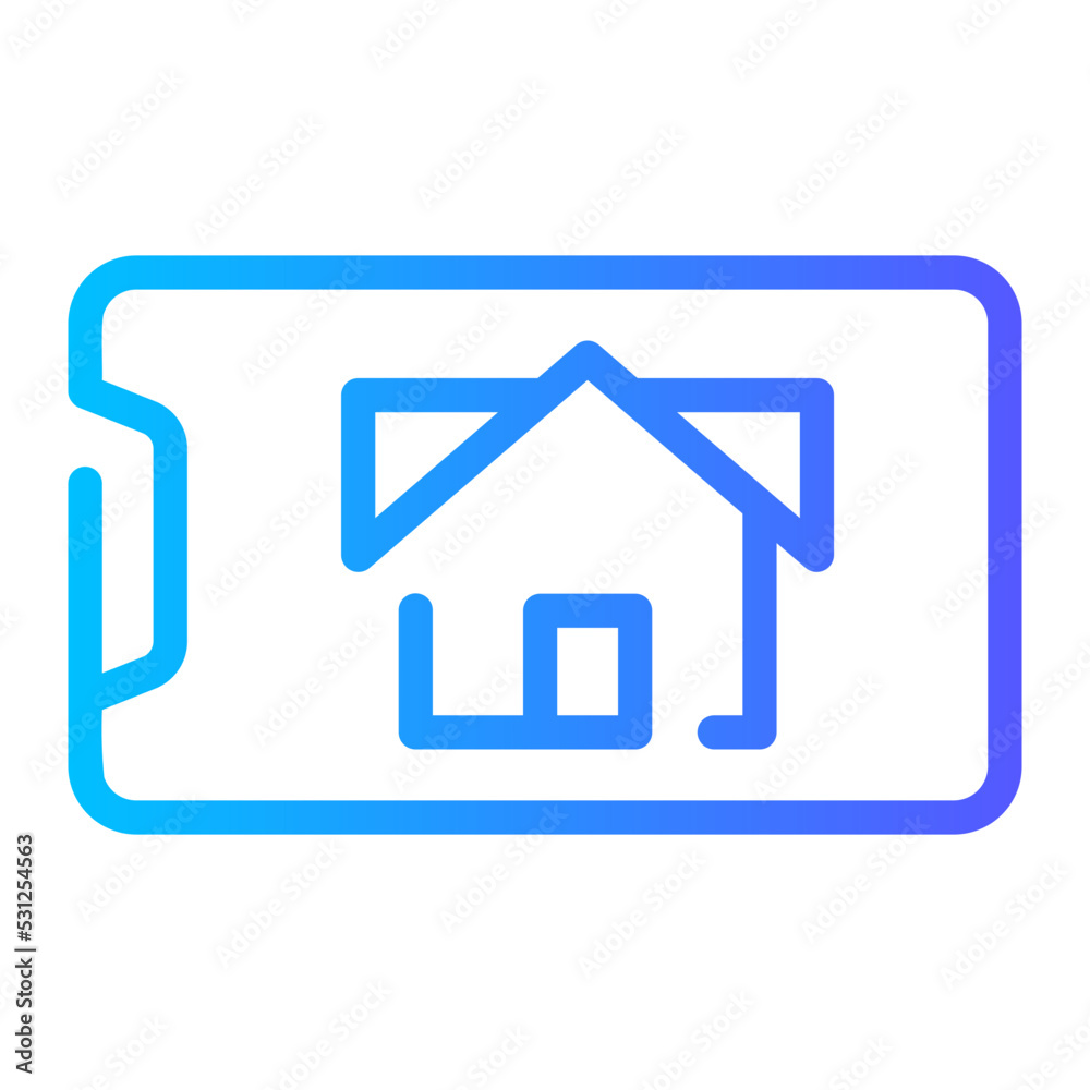 home mobile gradient icon home mobile gradient icon