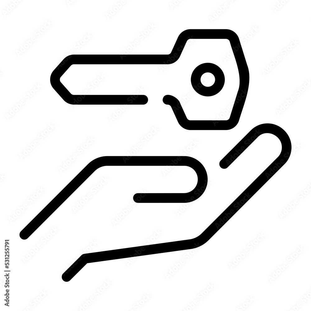 key line icon key line icon